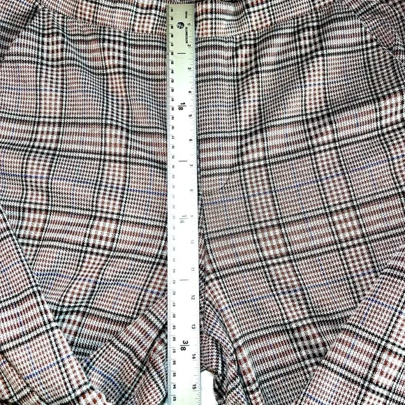 BBJ Los Angeles Women’s Plaid Trousers in Black and Tan XL - Picture 8 of 14